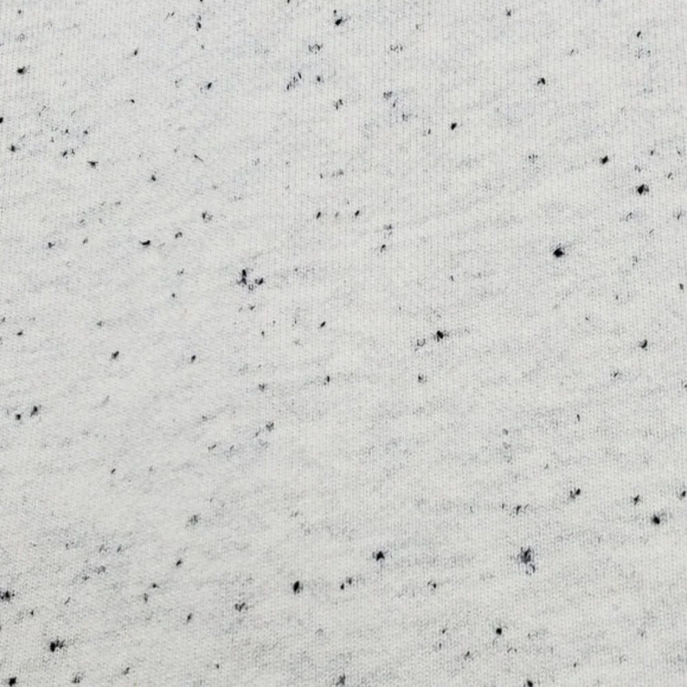 Loft Womens Ivory Speckled Layered Tie Knot Front Sweatshirt Top Size L NWT - Picture 3 of 5